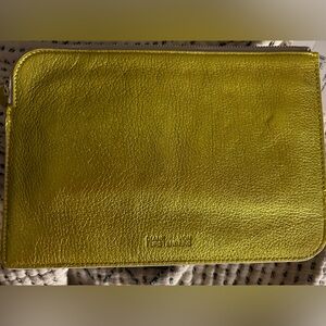 NWT Diane Von Furstenberg Metallic Medium Pouch